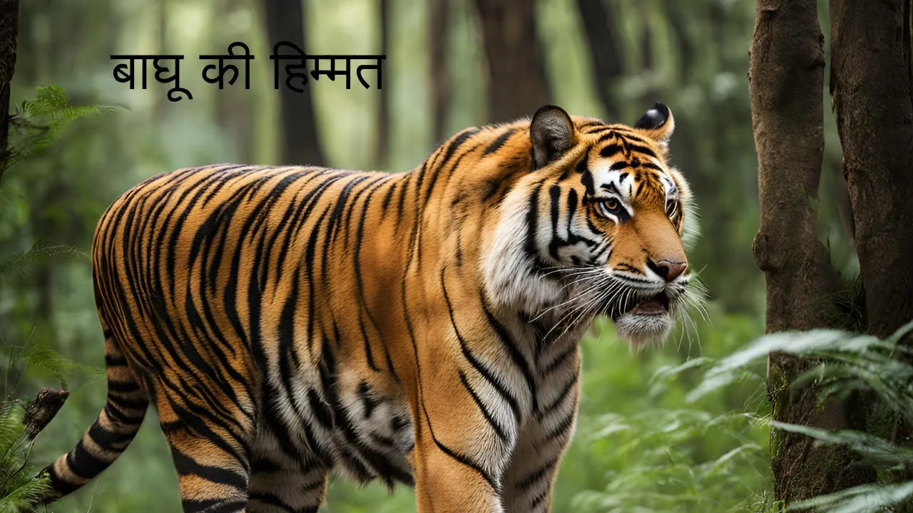 जंगल का नायक बाघू | Jungle Adventure Story in Hindi | Kids Fantasy Animal Story